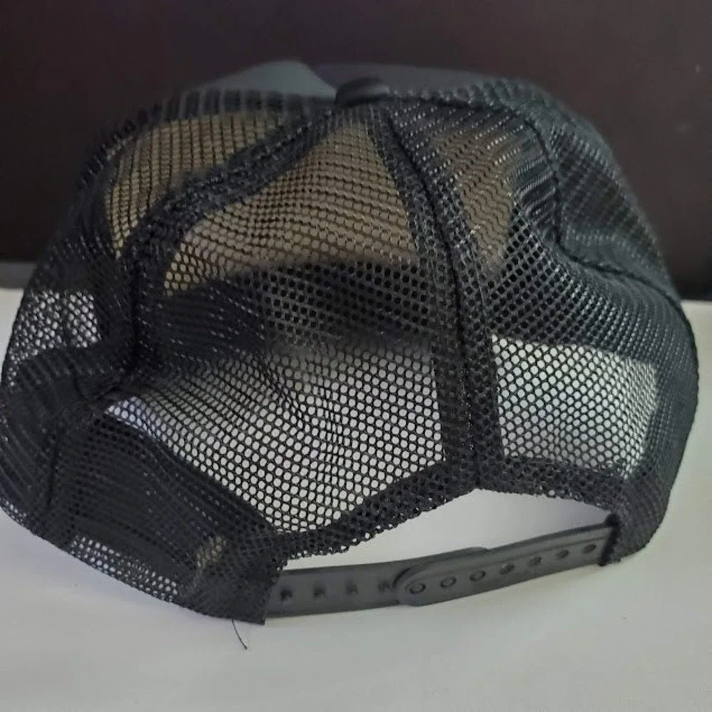 Sturgis Black Hills Motorcycle Rally 1998 Trucker Hat Black Mesh Cap Embroidered